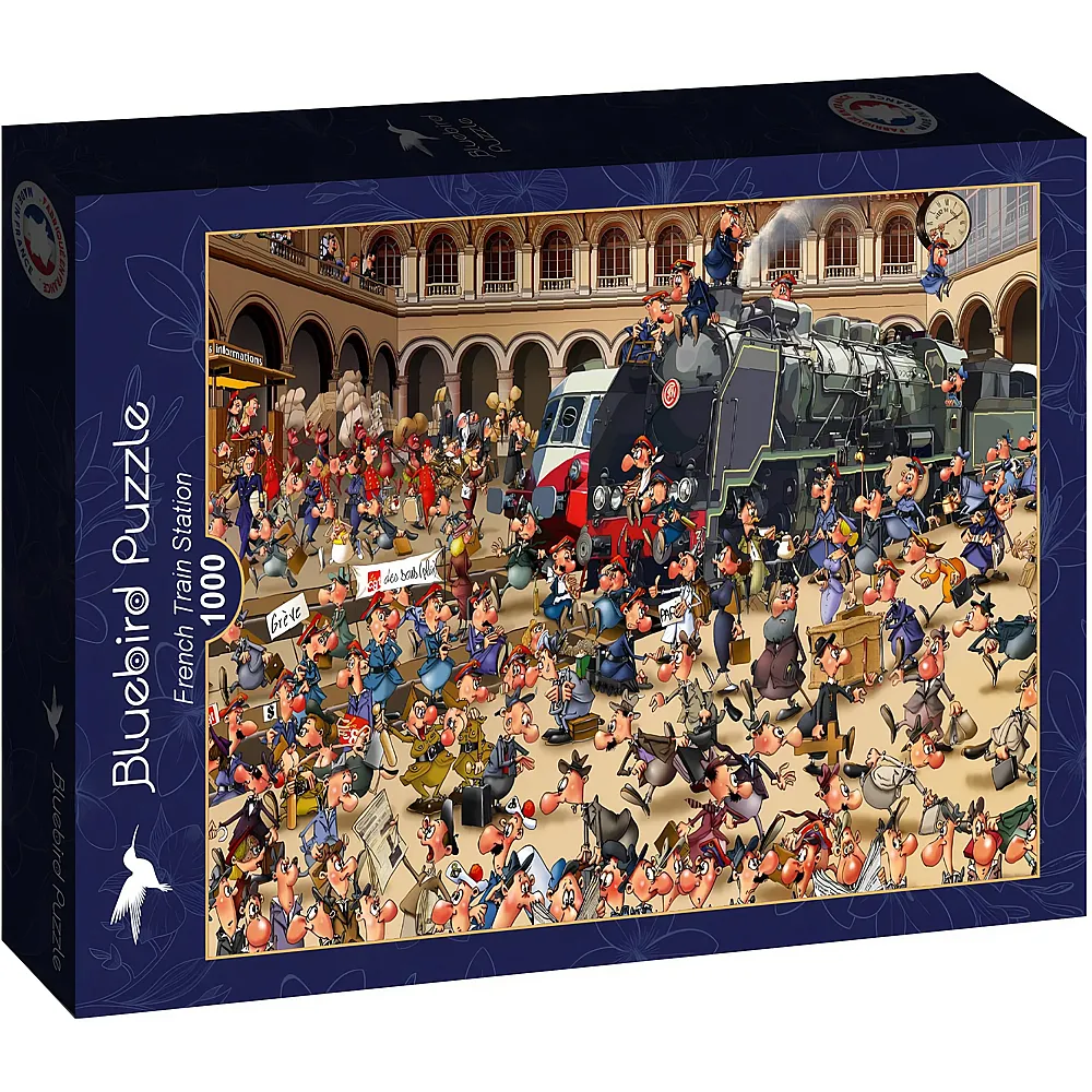 Bluebird Puzzle Franois Ruyer French Train Station - 1000 Teile