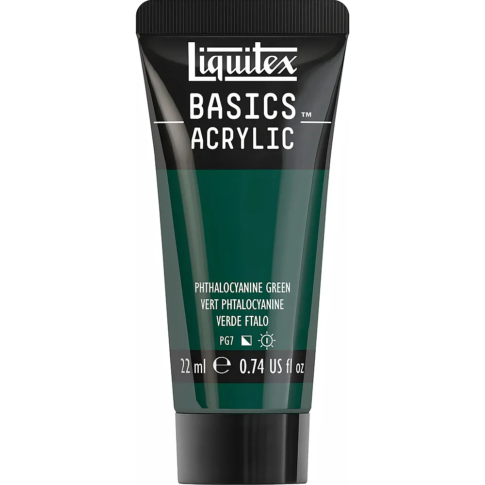 Liquitex Lqx Basics Acrylfarbe 22ml Tube Phthalozyaningrn