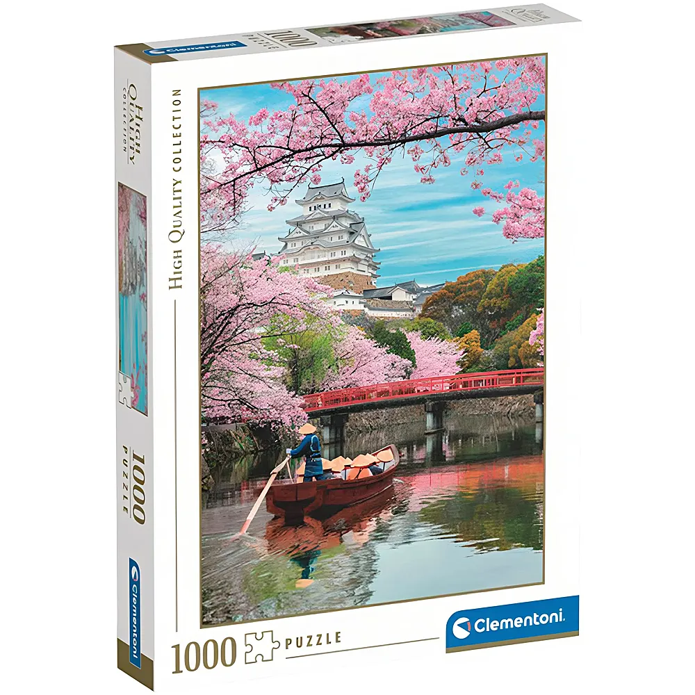 Clementoni Puzzle High Quality Collection Himeji Castle in Spring 1000Teile