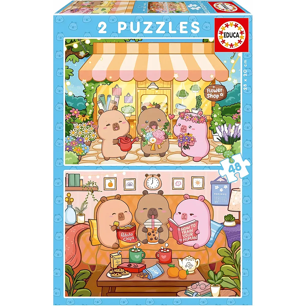 Educa Puzzle Capyfun - 48 Teile