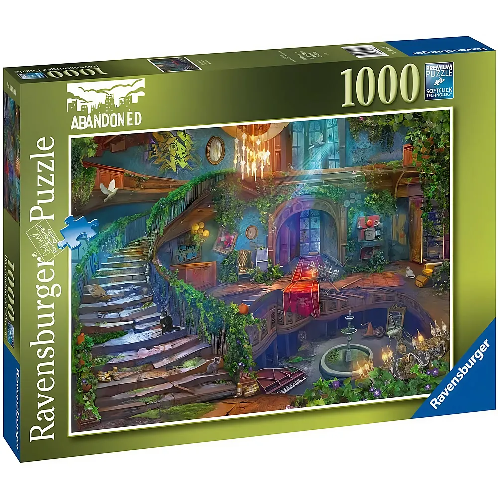 Ravensburger Puzzle Abandoned Places: Hotel, Stary Design - 1000 Teile