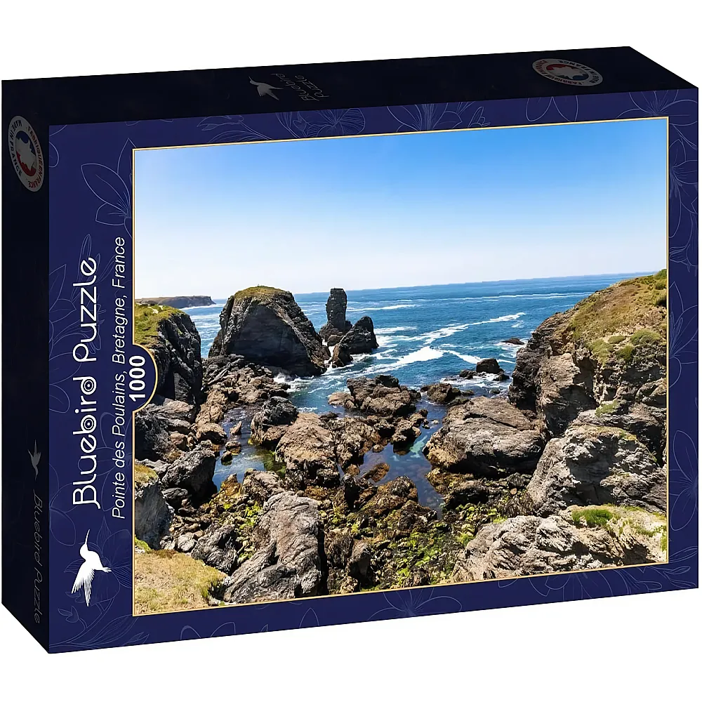 Bluebird Puzzle Pointe des Poulains, Bretagne, France - 1000 Teile