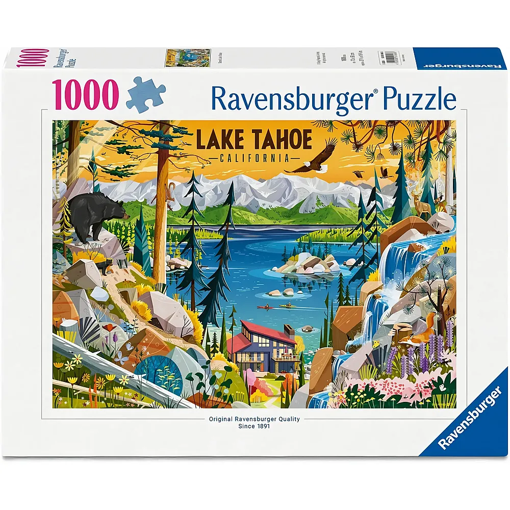Ravensburger Puzzle Lake Tahoe, Kalifornien - 1000 Teile