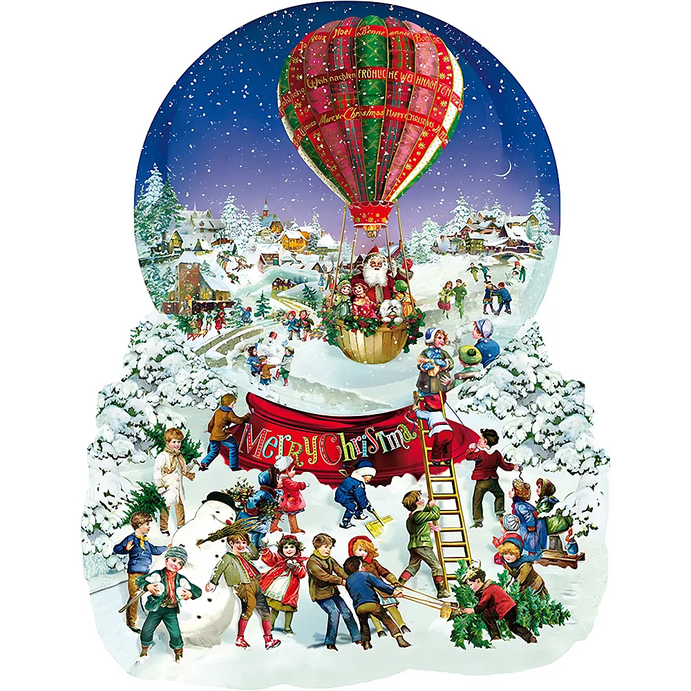 SunsOut Puzzle Barbara Behr Old Fashioned Snow Globe - 1000 Teile - Puzzle 1000 Teile
