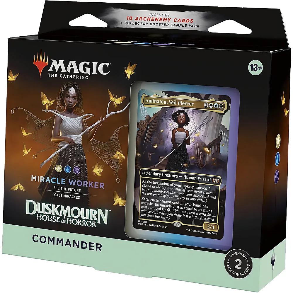 Magic The Gathering Duskmourn: House of Horror Commander-Deck - Wunderwirkerin - Englisch - Sammelkarten TCG
