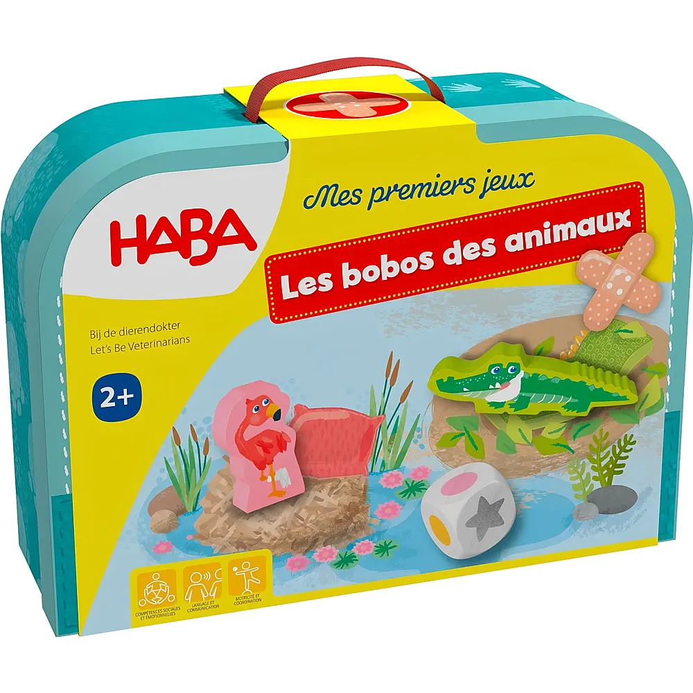 HABA Mes premiers jeux  Les bobos des animaux DE/FR/IT/EN