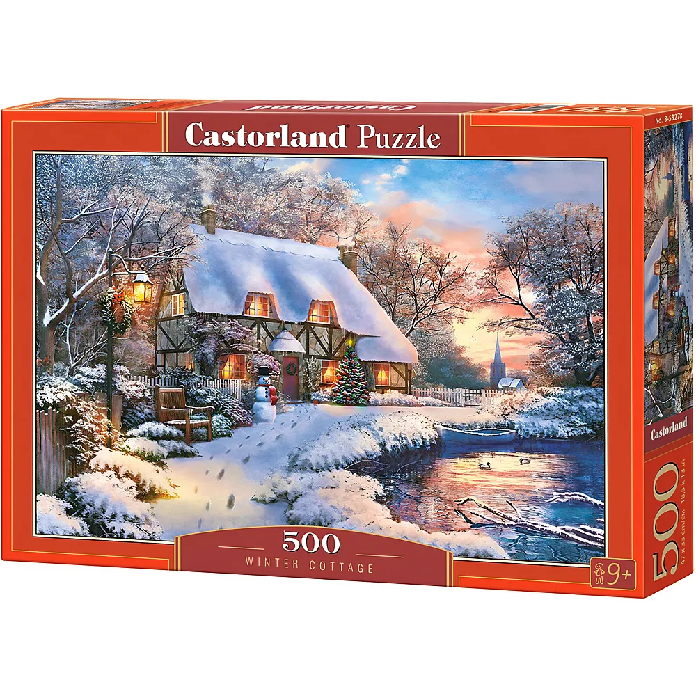 Castorland Puzzle Winter Cottage 500Teile