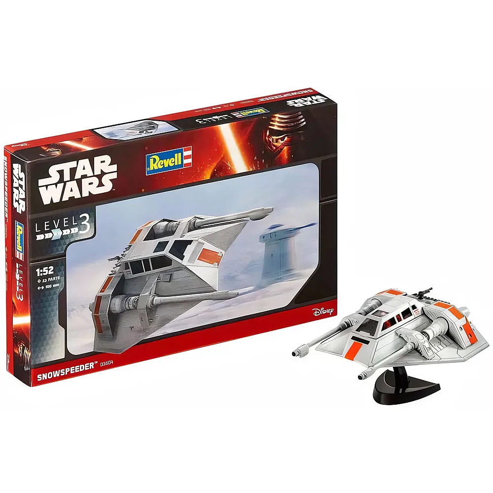 Revell Modellbausatz - Raumfahrt - Star Wars Snowspeeder 1:52 - 23dlg.