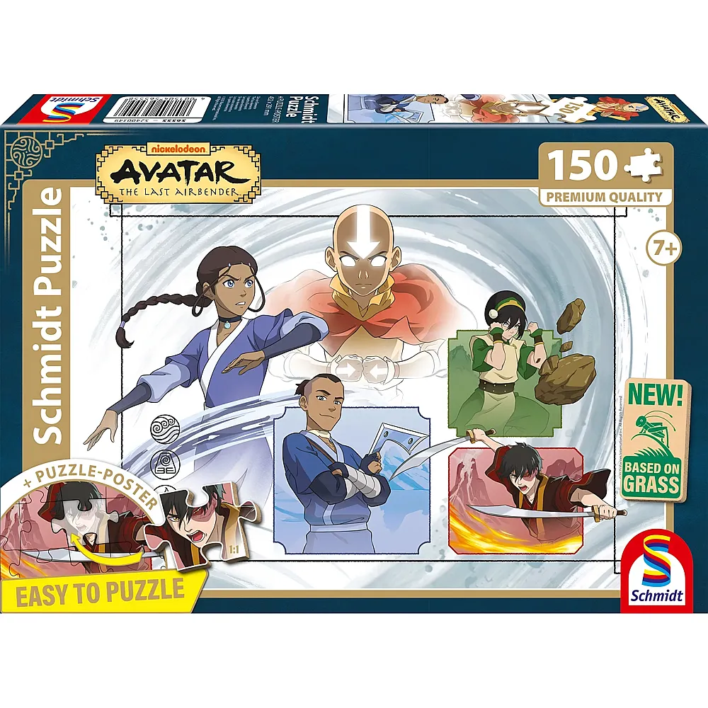 Schmidt Puzzle Avatar, Die vier Elemente - 150 Teile