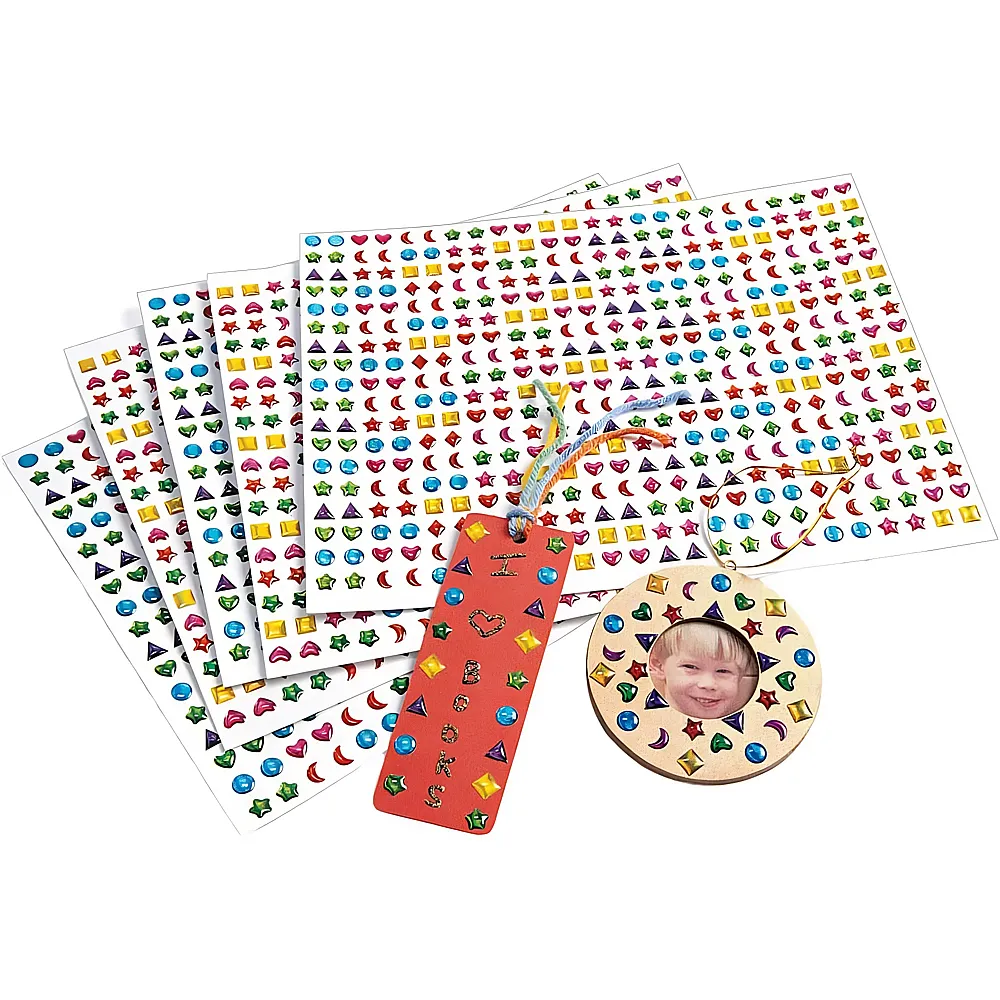 Colorations F�rbungen - 3D-Edelsteinaufkleber, 2150 St�ck. - Suche