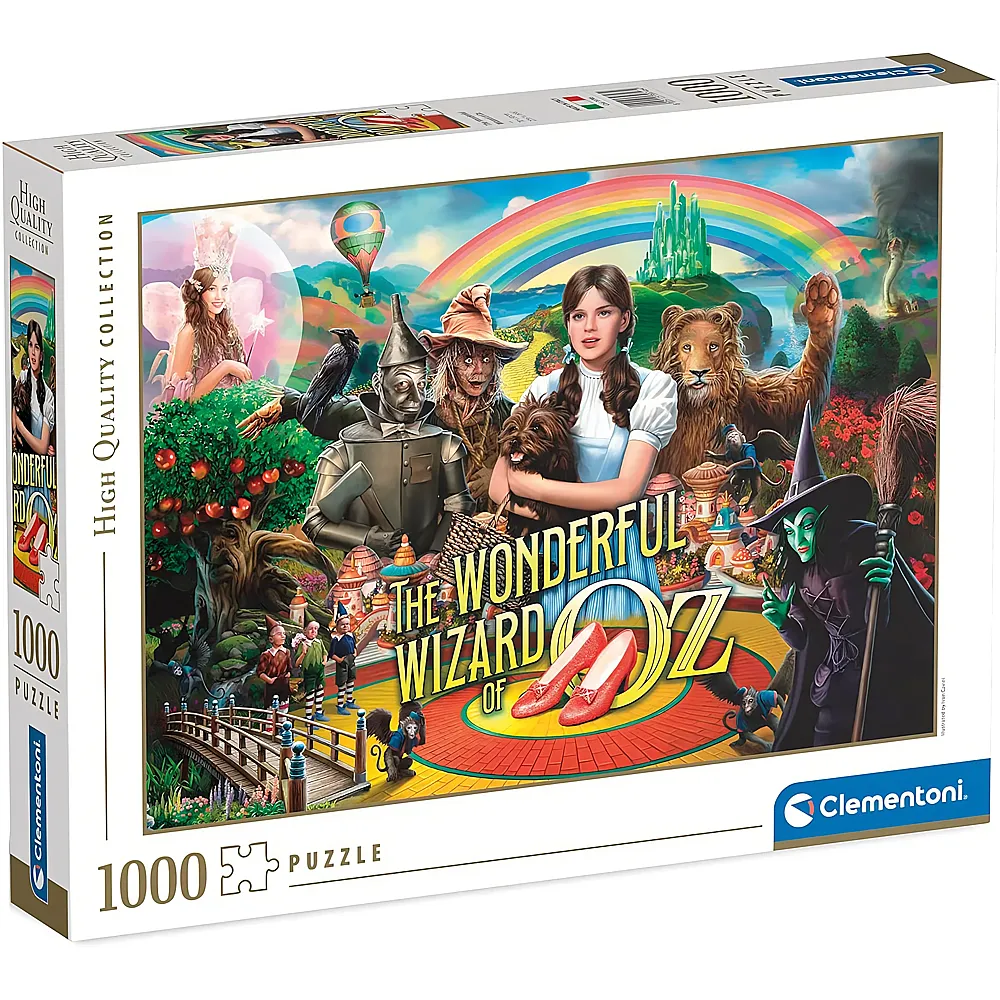 Clementoni Puzzle High Quality Collection Der Zauberer von Oz - 1000 Teile