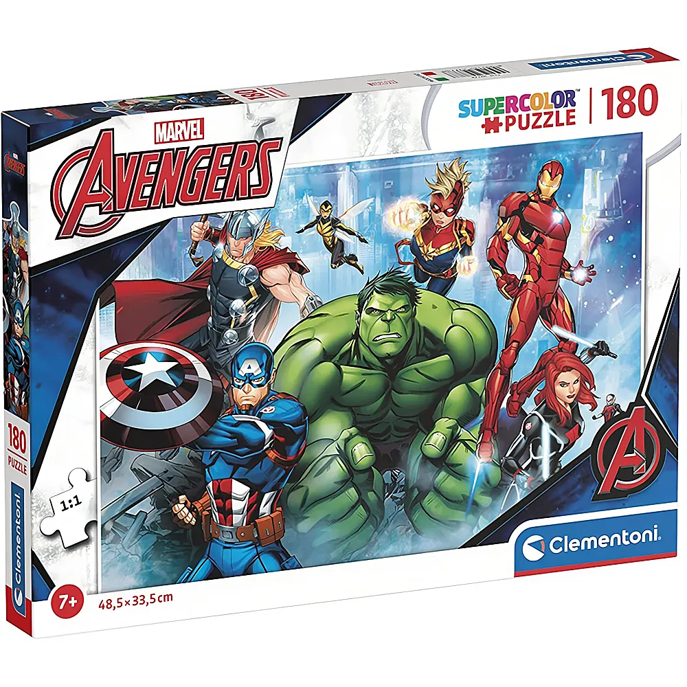 Clementoni Puzzle Supercolor The Avengers 180Teile