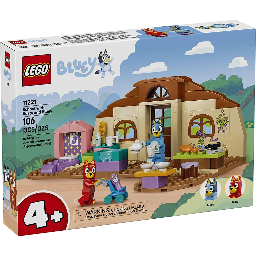 LEGO Schule mit Rusty und Bluey 11221