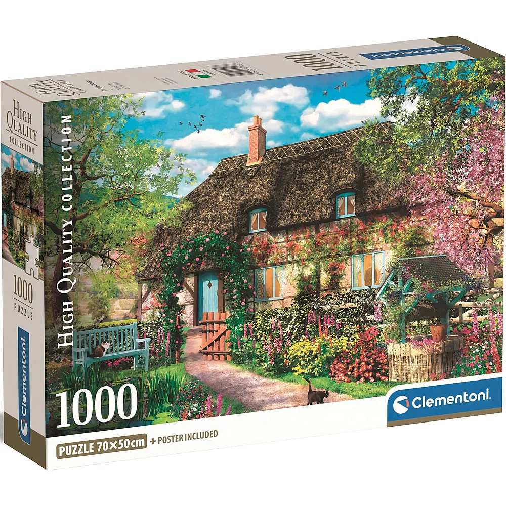 Clementoni Puzzle Die alte H�tte - 1000 Teile