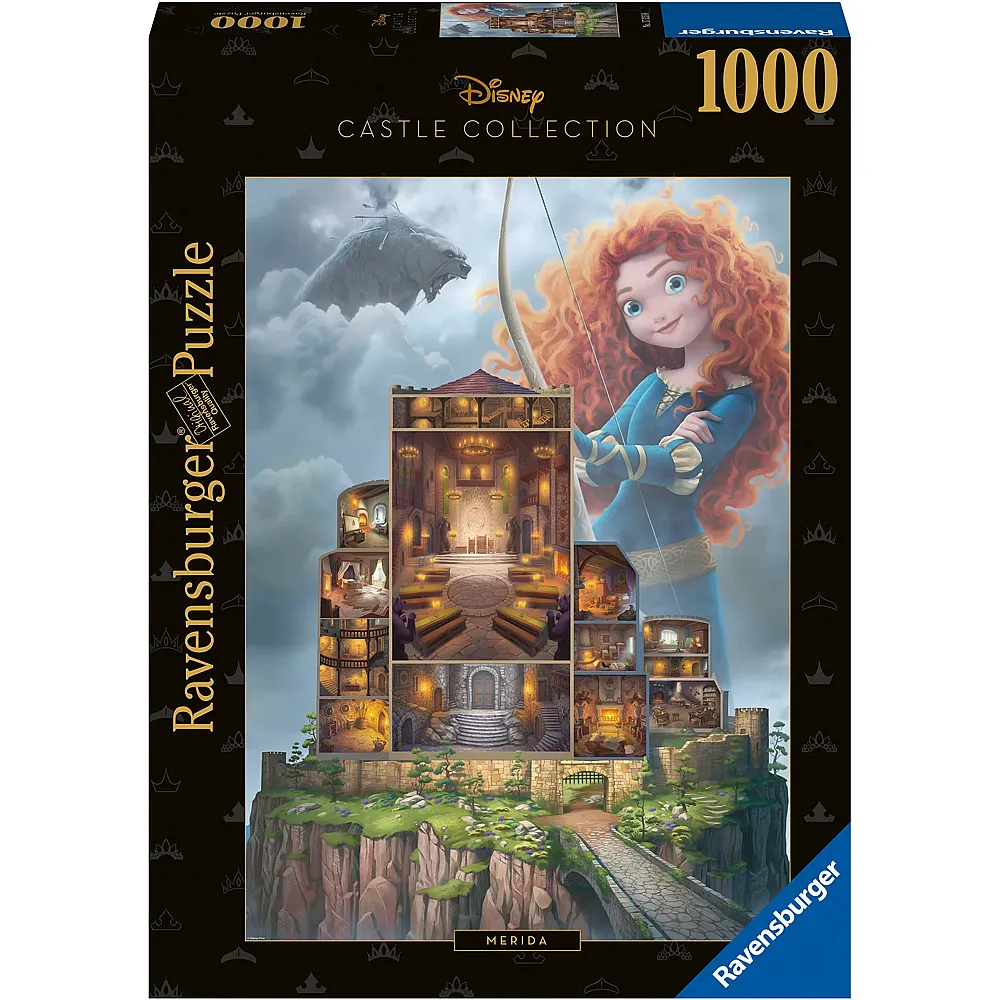 Ravensburger Puzzle Disney Princess Castle Collection Merida 1000Teile