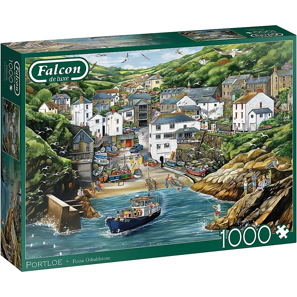 Falcon Puzzle Fiona Osbaldstone Portloe - 1000 Teile