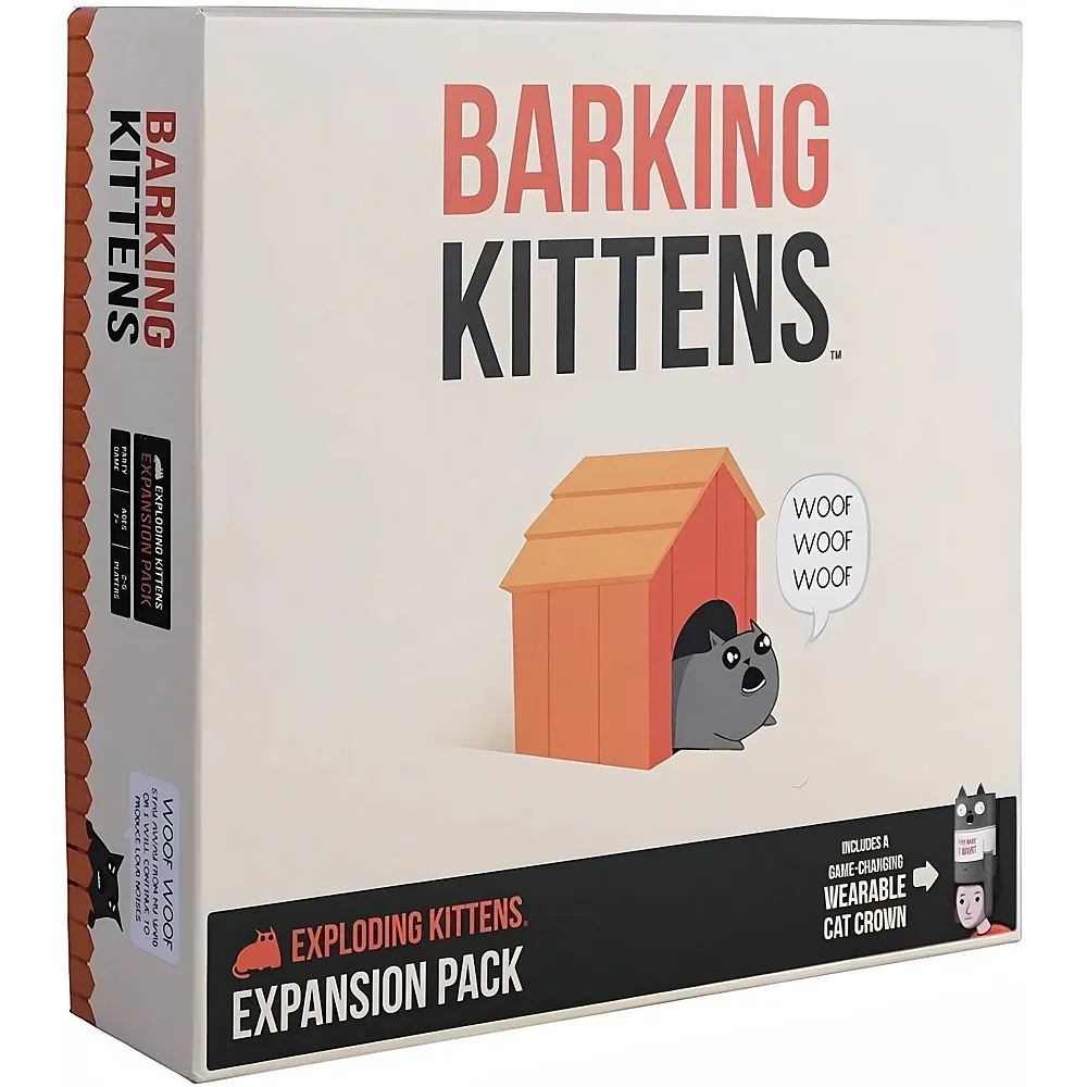 Exploding Kittens Barking Kitten Expansion Pack - Franais