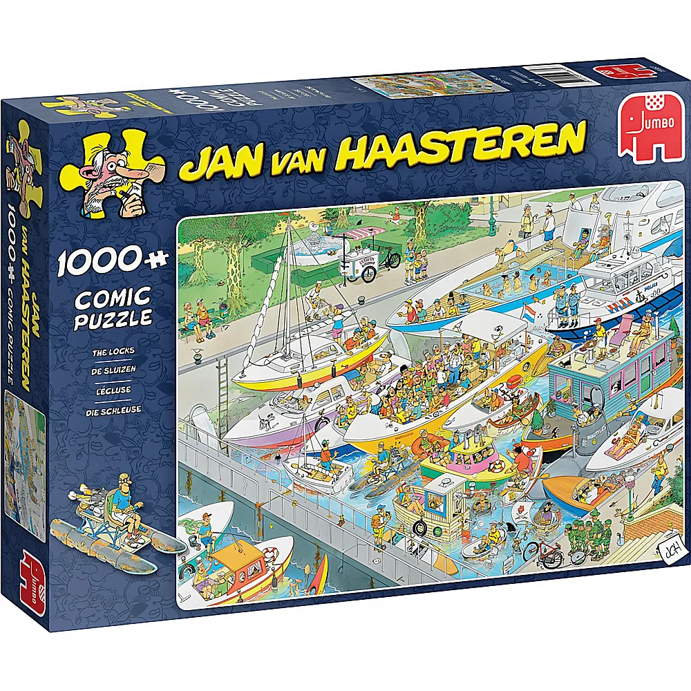 Jumbo Puzzle Jan van Haasteren Die Schleuse 1000Teile