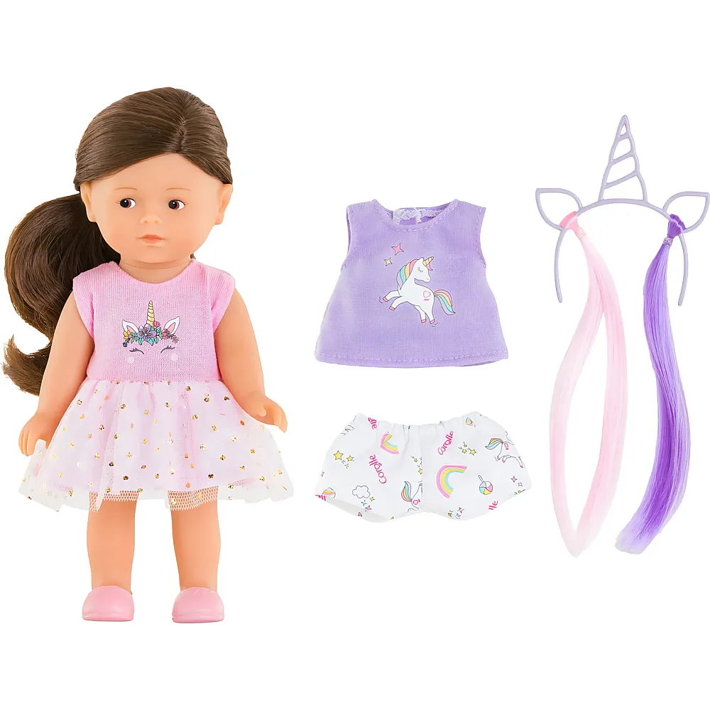 Corolle Mini Corolines Romy Einhornpuppe - 20 cm