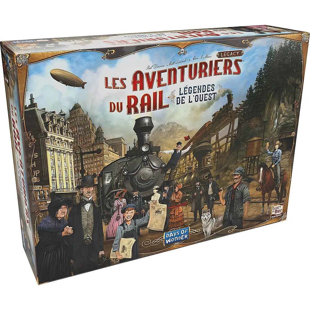 Days of Wonder Ttr Les Aventuriers DU Rail Legacy Les Legendes DE L'ouest 