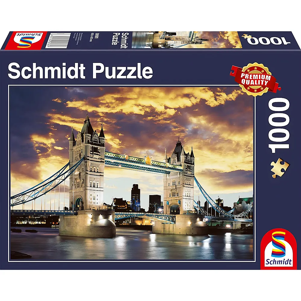 Schmidt Puzzle Tower Bridge, London - 1000 Teile