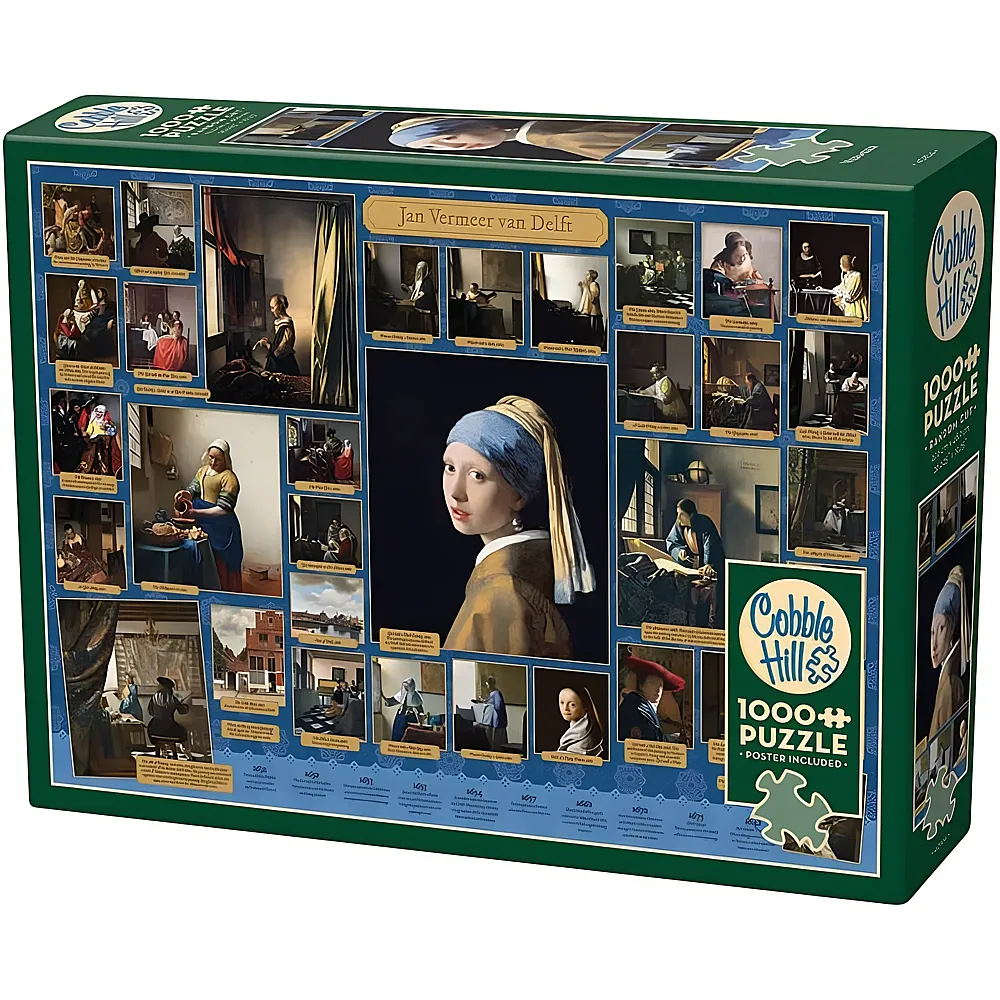 Cobble Hill Puzzle Jan Vermeer van Delft Vermeer - 1000 Teile