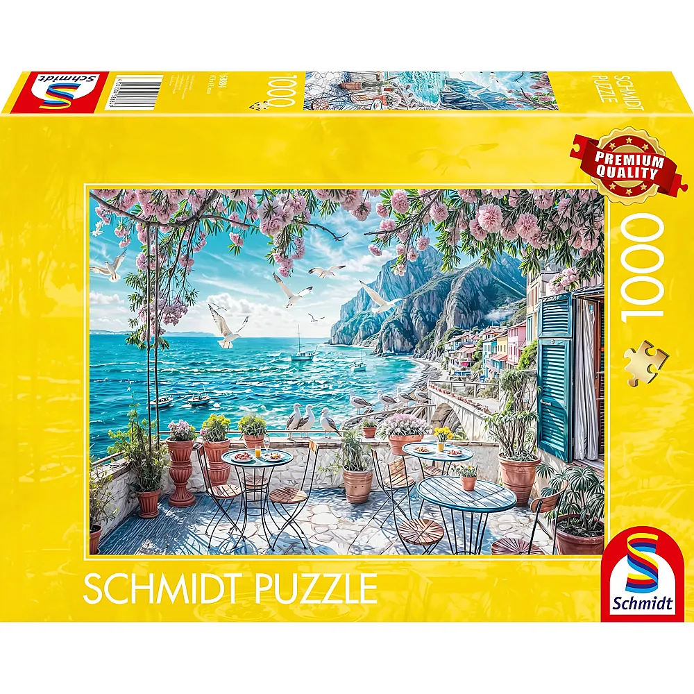 Schmidt Puzzle Terrasse am Meer - 1000 Teile