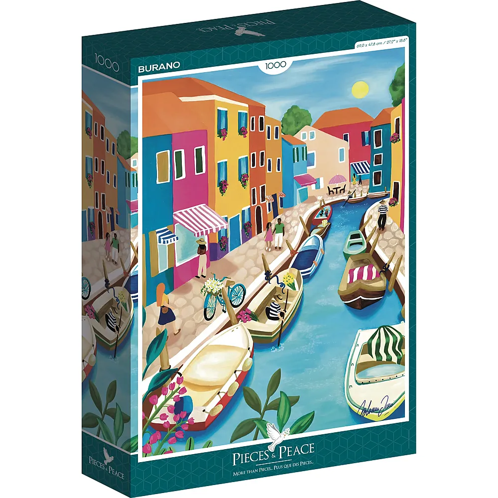 Pieces & Peace Puzzle Burano - 1000 Teile
