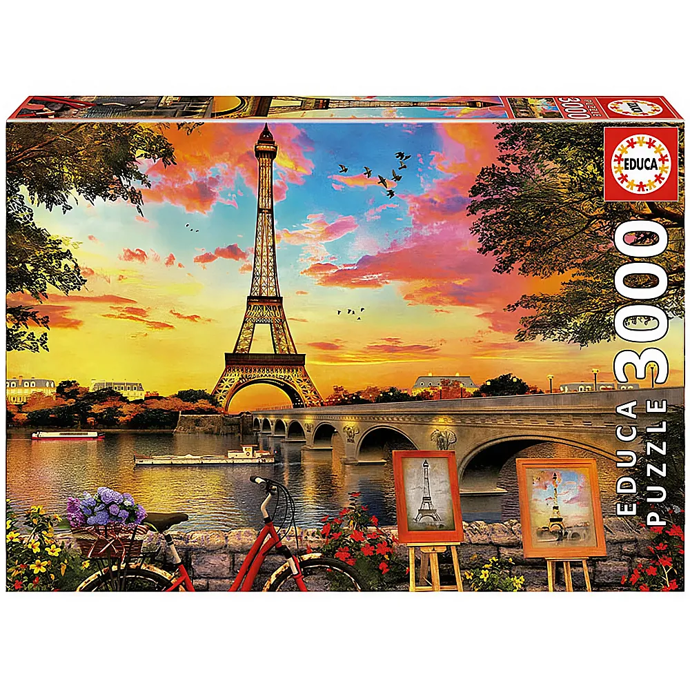 Educa Puzzle Sunset in Paris 3000Teile