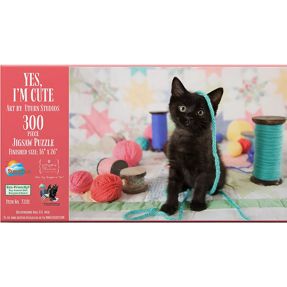 SunsOut Puzzle S�sse Katze - 300 Teile