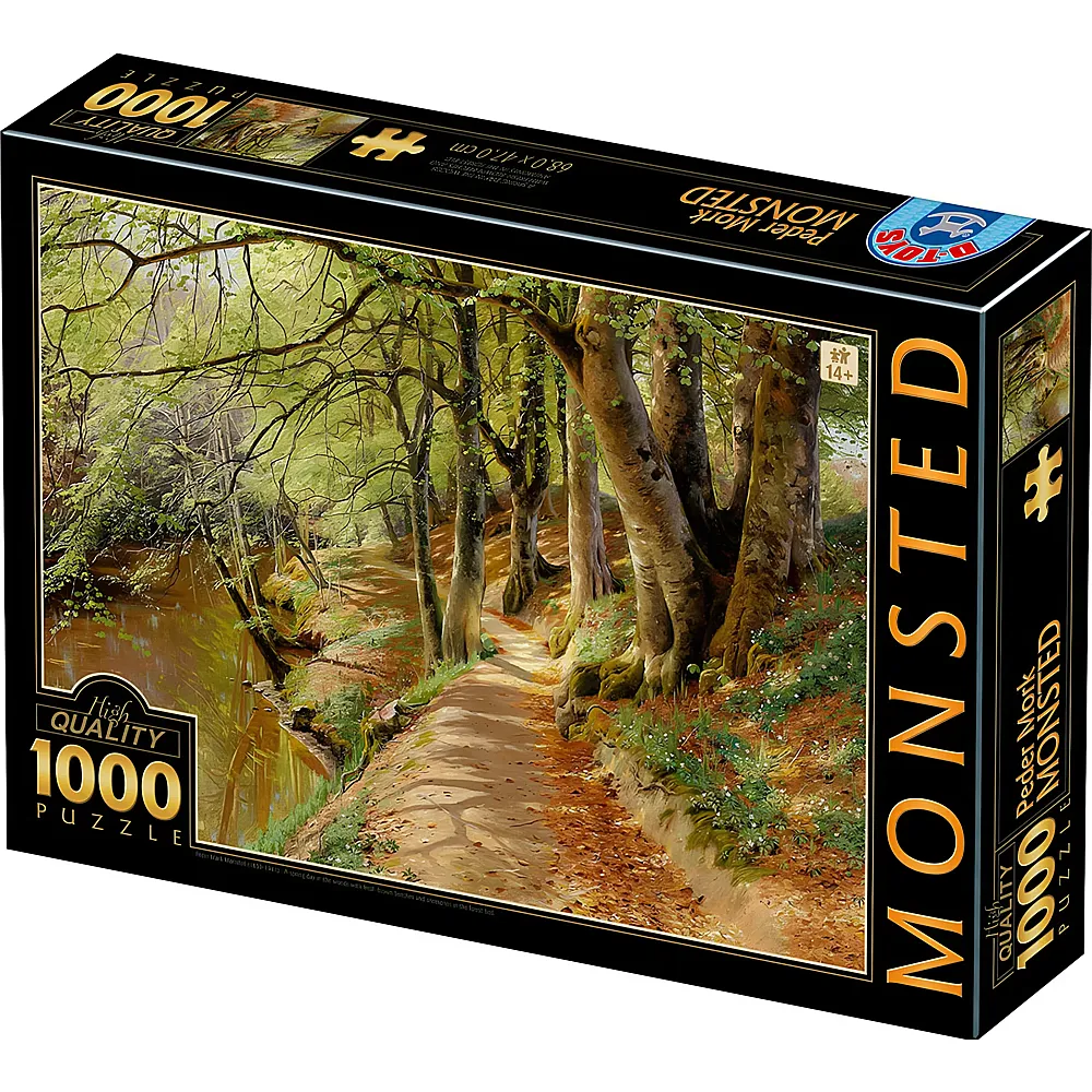 DToys Puzzle A Spring Day in the Woods with Fresh-Blown Beeches and Anemones in the Forest B - 1000 Teile | Puzzle 1000 Teile