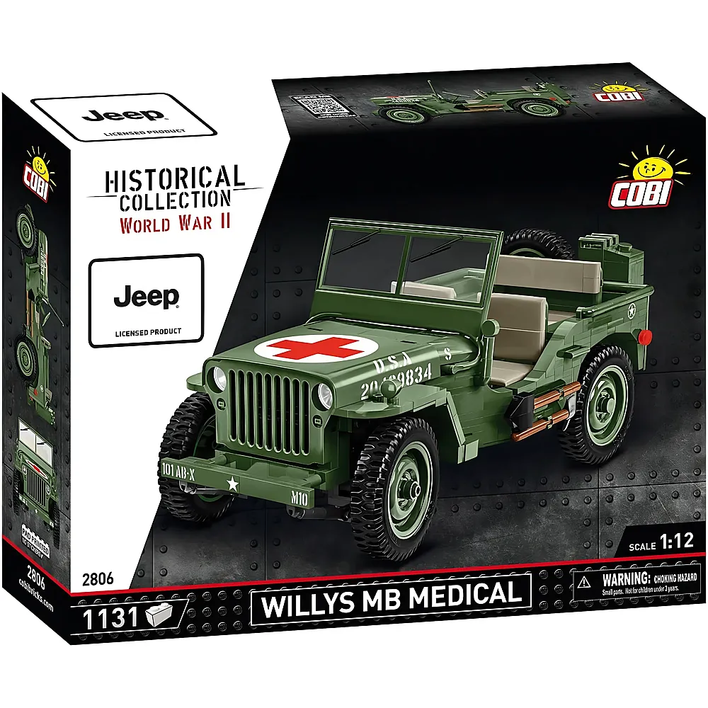 COBI Historical Collection Willys MB Medical 2806