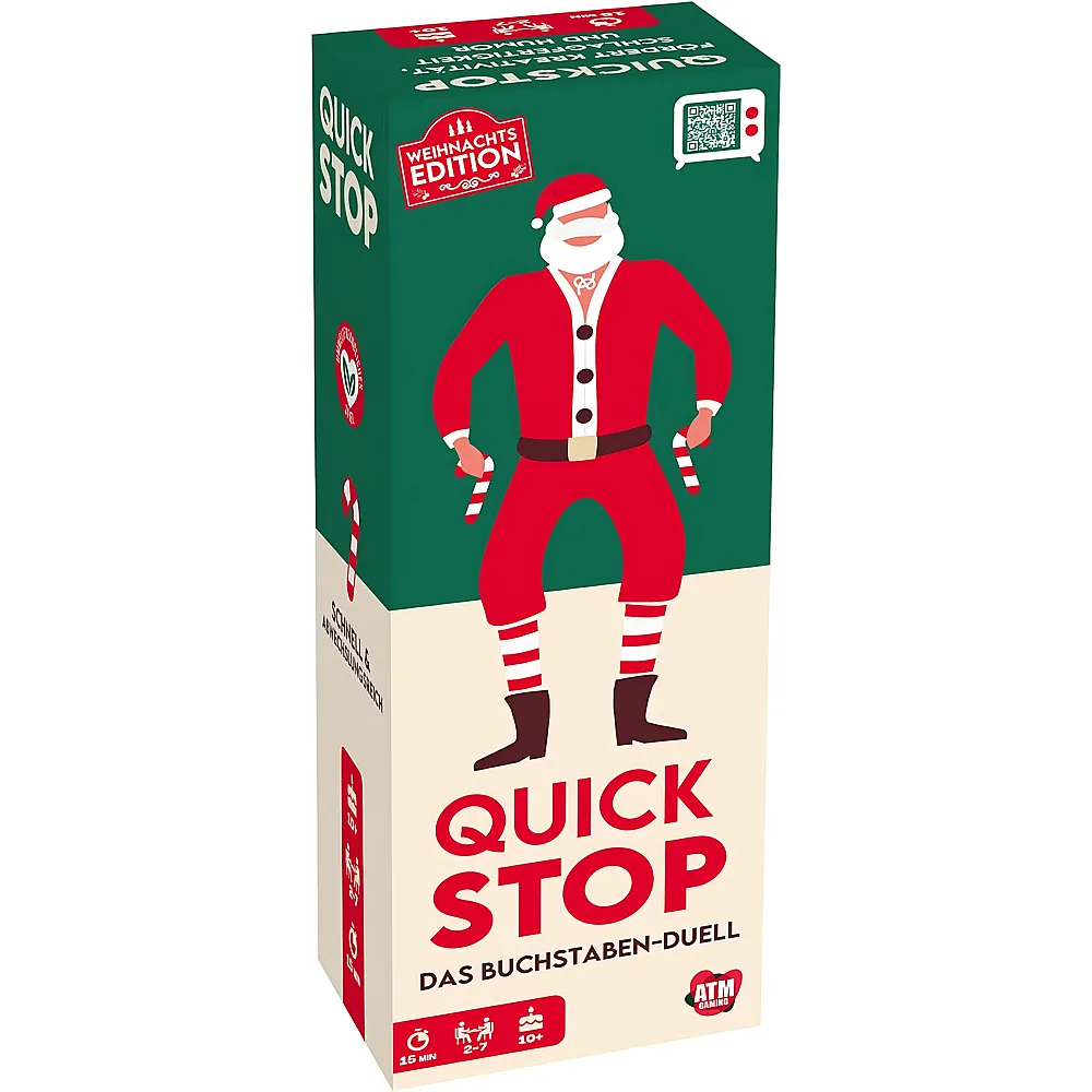 meinspielzeug - ATM Gaming Quickstop Weihnachtsedition - Das Buchstaben-Duell - Deutsch