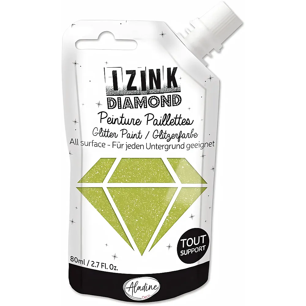 Aladine Izink Izink Diamond Hellgr�n - 80 ml | Farbe & Kreide