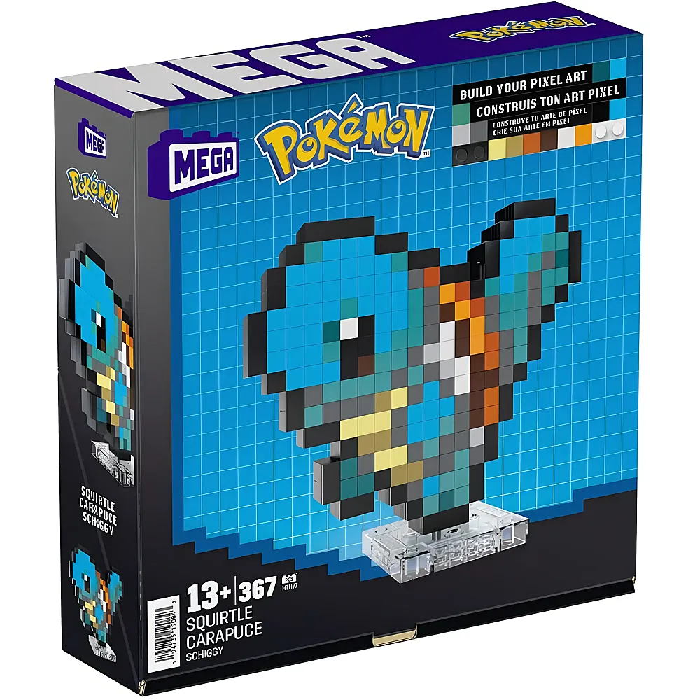 Mega Construx Pok�mon Pixel Art Schiggy 367Teile