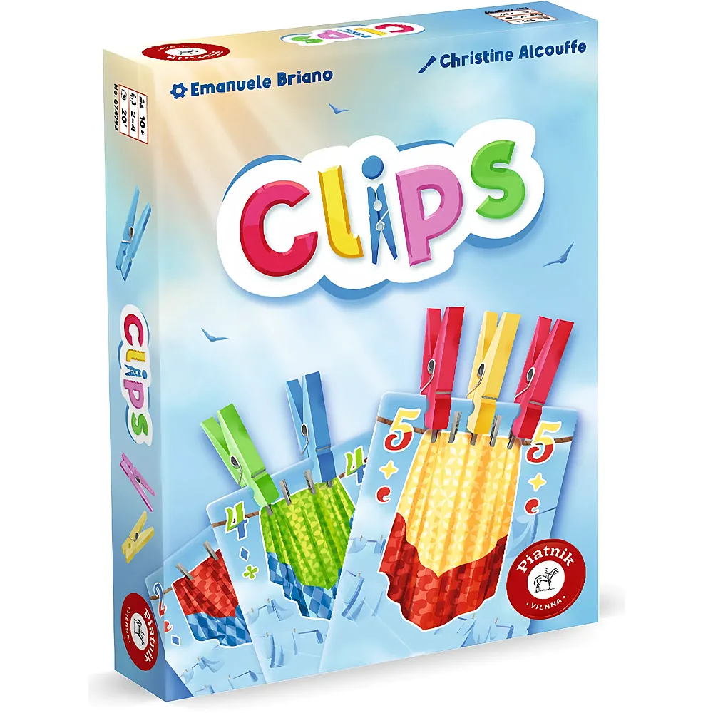 Piatnik Spiele Clips - Das kooperative Deduktionsspiel DE/FR/EN