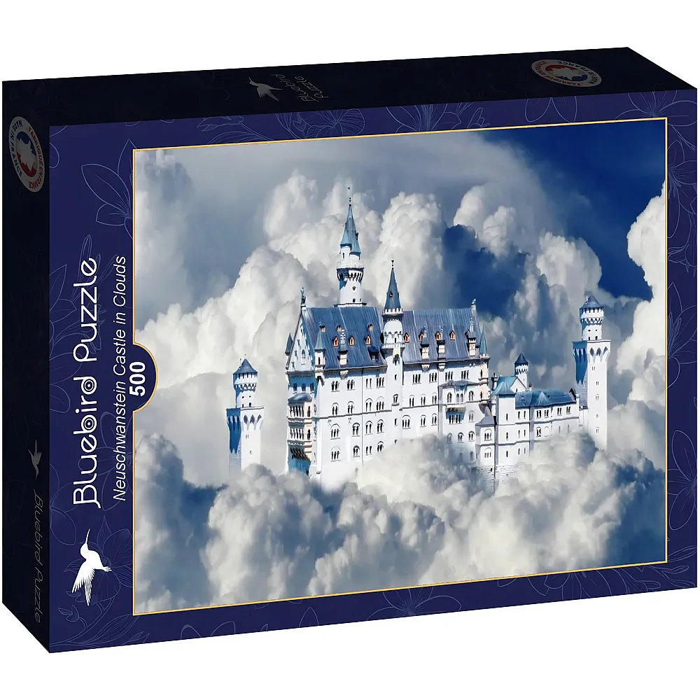 Bluebird Puzzle Schloss Neuschwanstein in den Wolken 500Teile