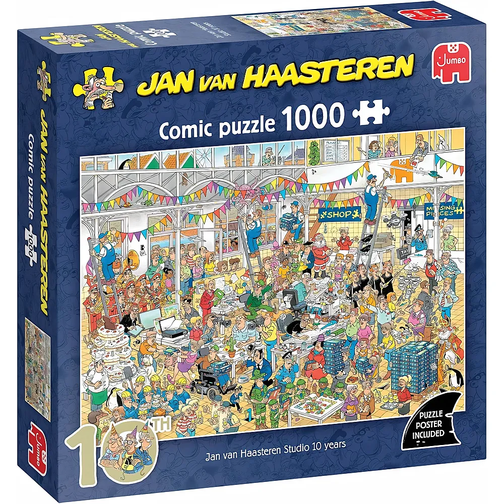 Jumbo Puzzle 10 Jahre Jan van Haasteren Studio - 1000 Teile