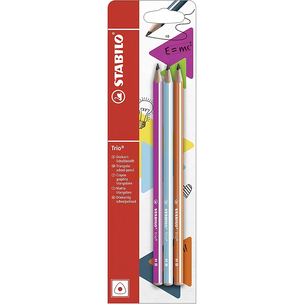 Stabilo Trio Bleistift HB 3er