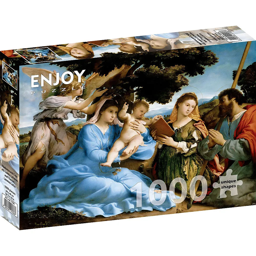 Enjoy Puzzle Madonna and Child with Saints Catherine and Thomas - 1000 Teile