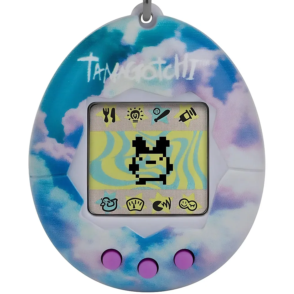 Tamagotchi Original Bandai Himmel-Geh�use mit Kette - Das Original Virtual-Reality-Haustier, Blau