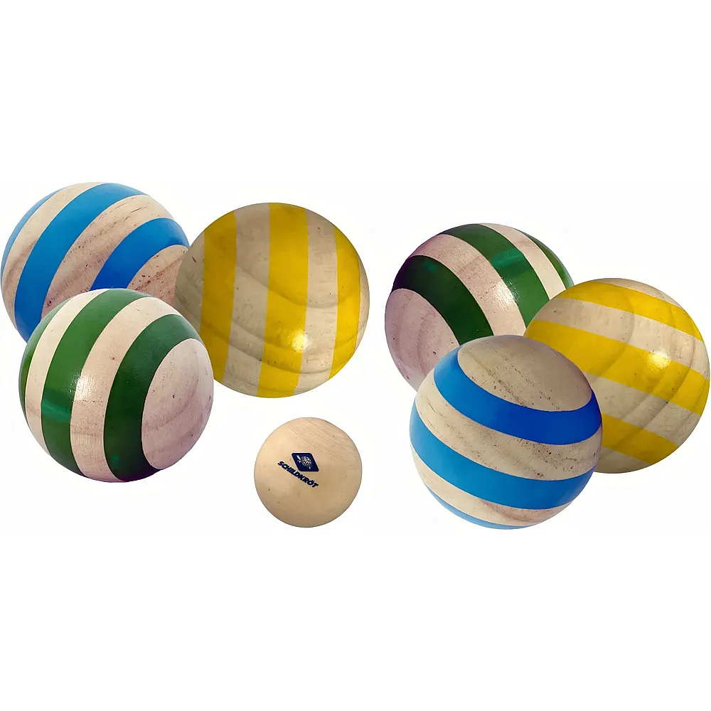 Schildkr�t Boccia Set 6 Kugeln, 1 Zielkugel