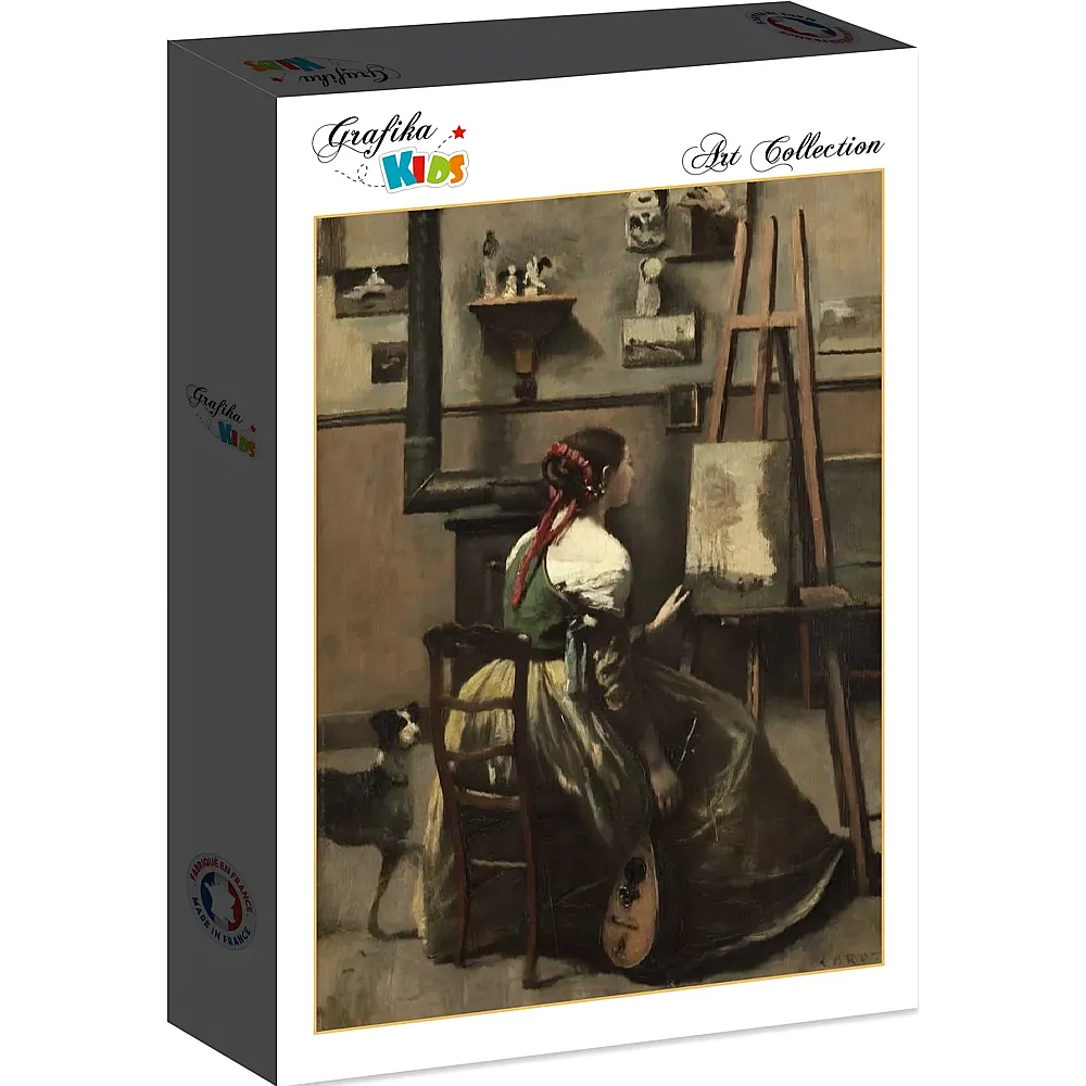 Grafika Puzzle Art Collection Jean-Baptiste-Camille Corot Grafika Kids The Artist's Studio, 1868 - 12 Teile