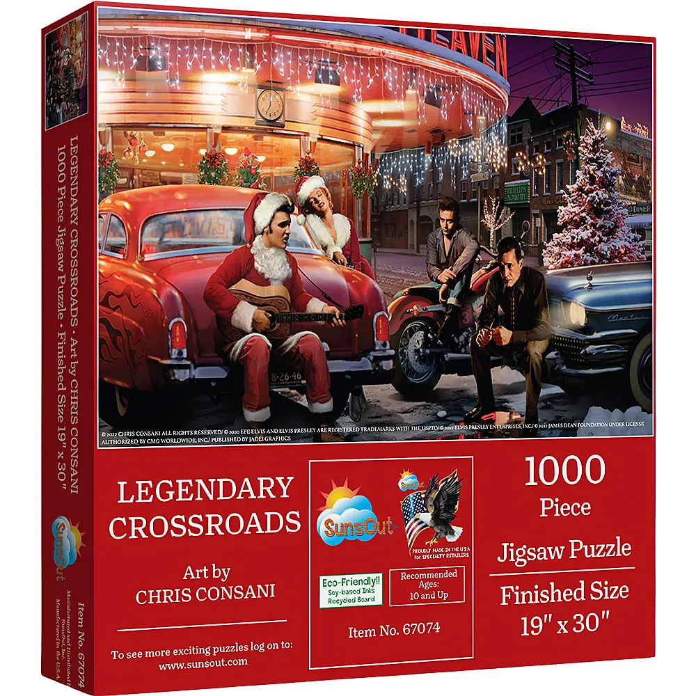 SunsOut Puzzle Legendary Crossroads 1000Teile