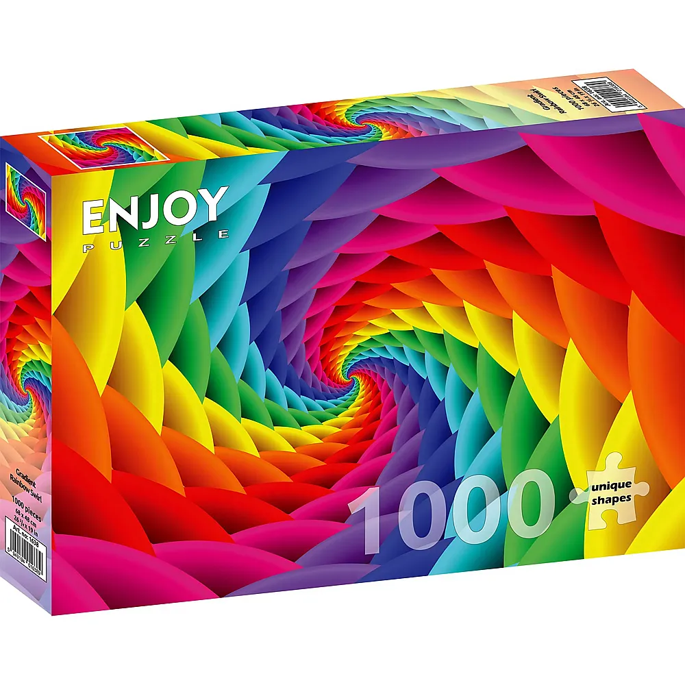 Enjoy Puzzle Gradient Rainbow Swirl - 1000 Teile