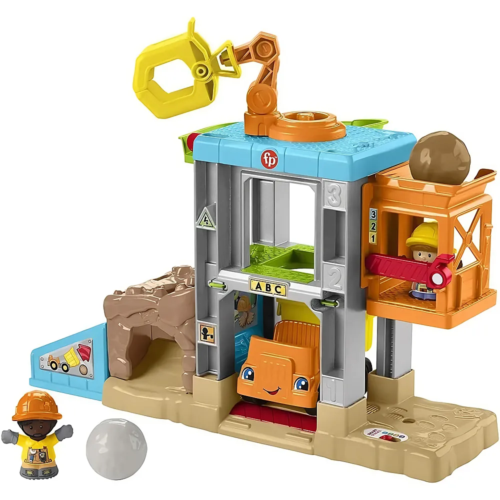 Fisher-Price Little People Musikalisches Baustellen-Spielset