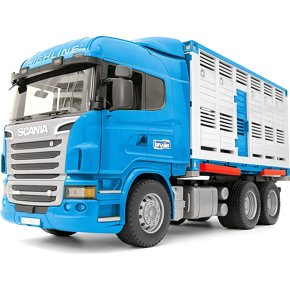 Bruder Scania R-Serie Tiertransporter-LKW