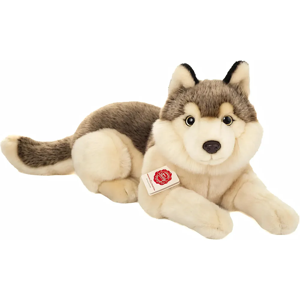 Teddy-Hermann Wolf liegend 40cm