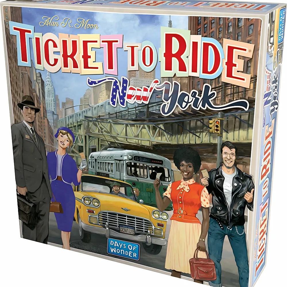 Days of Wonder Ticket TO Ride New York it