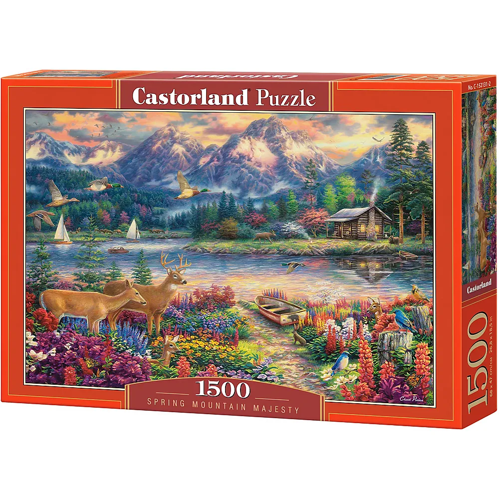 Castorland Puzzle Spring Mountain Majesty - 1500 Teile